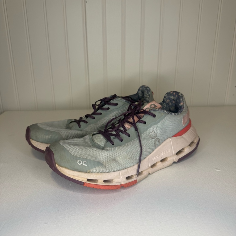 FP Movement X On Cloud Cloudnova Form 2 Sneakers Running Free People Size 7.5